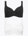 2pk High Impact Underwired Sports Bras A-G