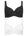 2pk High Impact Underwired Sports Bras A-G