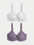 2pk Ultimate Support Wired Sports Bras (A-H)