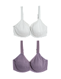 2pk Ultimate Support Wired Sports Bras (A-H)