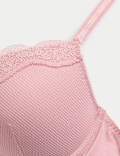 Jasmine Lace Wired Push Up Plunge Bra (A-E)
