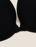 3pk Cotton Wired Push-Up Bras A-E
