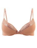 Body&trade; Lace Sparkle Trim Push Up Plunge Bra A-E