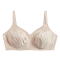 Cotton Mix Embroidered Bra