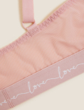 3pk Lace Trim Non Wired Bralettes
