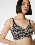 Printed Lace Non Wired Bralette A-E