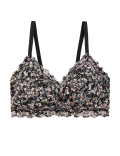 Printed Lace Non Wired Bralette A-E