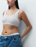 3pk Seamless Non Wired Crop Tops