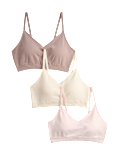 3pk Seamless Non Wired Bralettes
