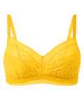 Cotton & Lace Non-Wired Full Cup Bralette