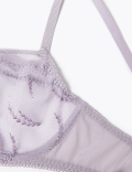 2pk Embroidered Balcony Bras B-E