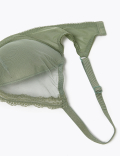 2pk Embroidered Padded Plunge Bras A-E