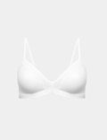 Body Soft Lace Trim Non Wired Bralette (A-E)