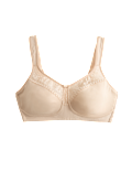 Cotton & Lace Non Wired Total Support Bra