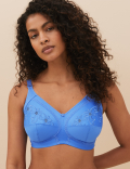 Total Support Embroidered Full Cup Bra B-G