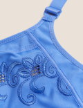 Total Support Embroidered Full Cup Bra B-G