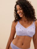 Total Support Embroidered Full Cup Bra