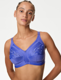 Embroidered Non Wired Total Support Bra