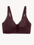 Embroidered Non Wired Total Support Bra