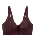 Embroidered Non Wired Total Support Bra