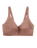 Embroidered Non Wired Total Support Bra