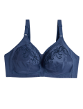 Embroidered Non Wired Total Support Bra