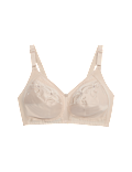 Total Support Embroidered Full Cup Bra C-H