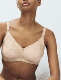 Embroidered Total Support Full Cup Bra (A-K)