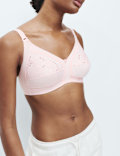 Embroidered Total Support Full Cup Bra (A-K)
