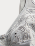 Embroidered Total Support Full Cup Bra (A-K)