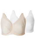 2pk Total Support Non-Wired Full Cup Bras