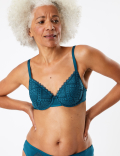 2 Pack Texture & Lace Full Cup Bra A-E