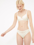 2 Pack Texture & Lace Full Cup Bra A-E