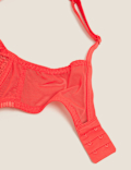 2pk Mesh Lace Underwired Balcony Bras A-E