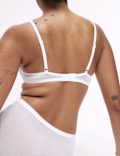 Lace Padded Plunge Wired Bra