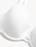 Lace Padded Plunge Wired Bra