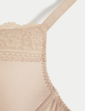 Lace Trim Padded Full Cup Bra