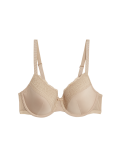 Lace Trim Padded Full Cup Bra