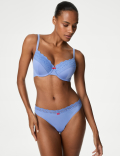 Lace Trim Padded Full Cup Bra