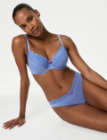 Lace Trim Padded Full Cup Bra