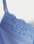 Lace Trim Padded Full Cup Bra