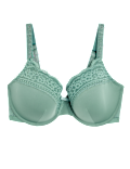 Lace Trim Padded Full Cup Bra