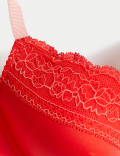Lace Trim Padded Full Cup Bra