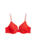 Lace Trim Padded Full Cup Bra