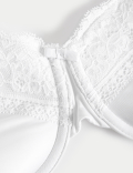 Lace Trim Padded Full Cup Bra