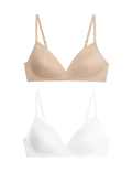 2pk Non-Wired First Bras