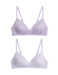 2pk Padded Full Cup First Bras AA-D