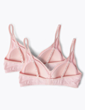 2pk Non-Wired Full Cup First  Bras AA-D