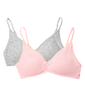 2pk Non-Wired Full Cup First  Bras AA-D