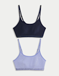 2pk Non Wired Crop Top First Bras